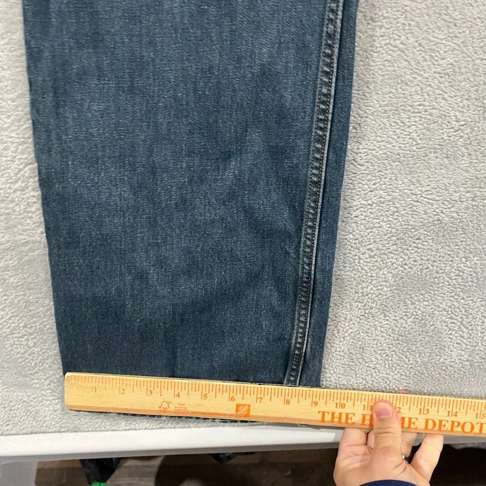 Banana Republic‎ Men 35x34 (fit 34x33) Relaxed Straight Jeans Blue Fade Western